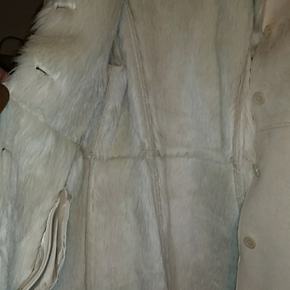 Clean suede fur coat - Picture 3 of 8